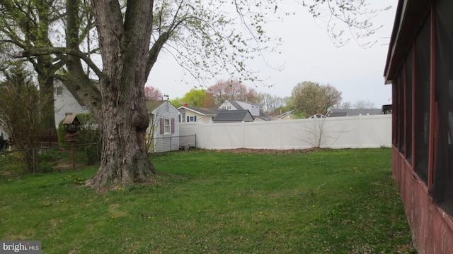 13 Sycamore Way, Hamilton, NJ 08690 - view of yard featuring an outdoor structure and a storage shed