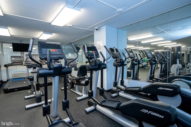 view of exercise room