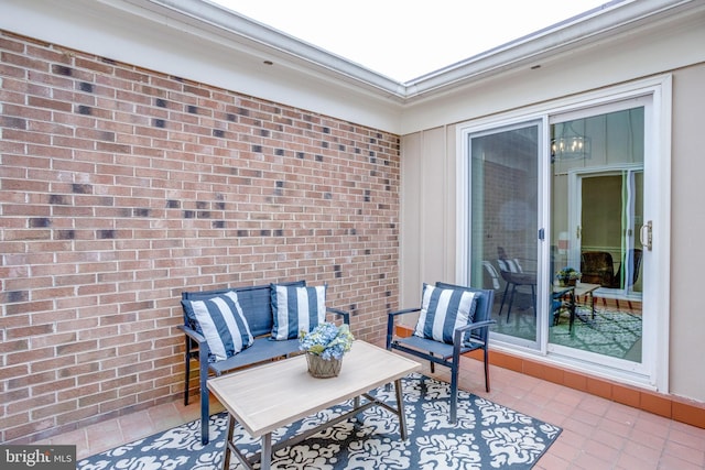 10518 Meadow Bridge Ln, Fairfax, VA 22030 - view of patio / terrace with an outdoor hangout area