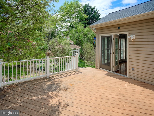 view of deck