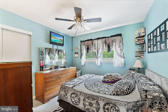 30 San Diego Dr, Magnolia, NJ 08049 - bedroom with carpet flooring and a ceiling fan