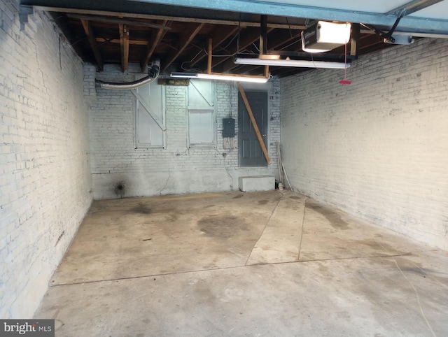 330 Locust St, Reading, PA 19604 - basement with brick wall