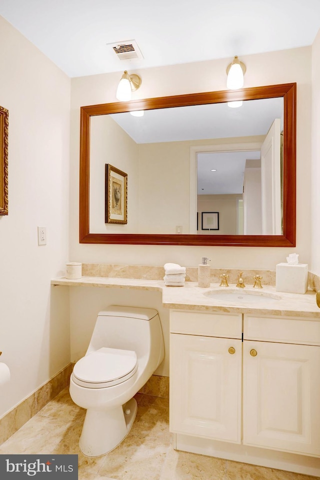 1155 23rd St NW Unit 2E, Washington, DC 20037 - bathroom with vanity and toilet