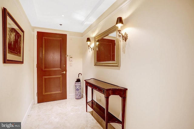 1155 23rd St NW Unit 2E, Washington, DC 20037 - hallway featuring baseboards