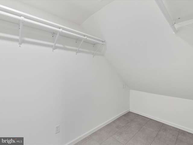 304 N Main St, Hebron, MD 21830 - spacious closet with lofted ceiling and light tile patterned floors