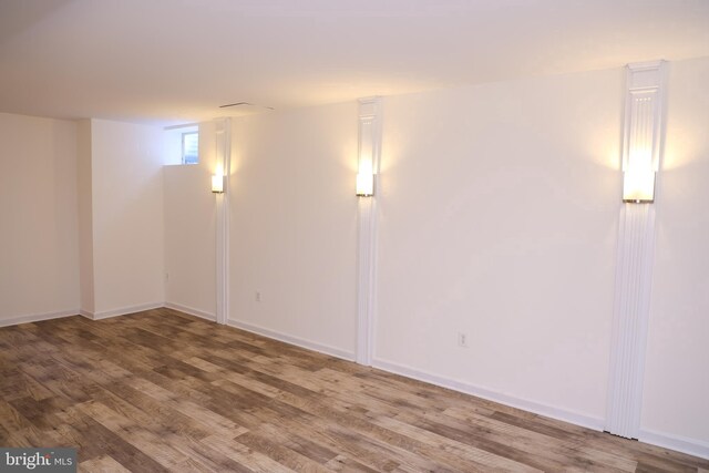 11504 Woodview Ct, Hagerstown, MD 21742 - spare room featuring wood finished floors and baseboards