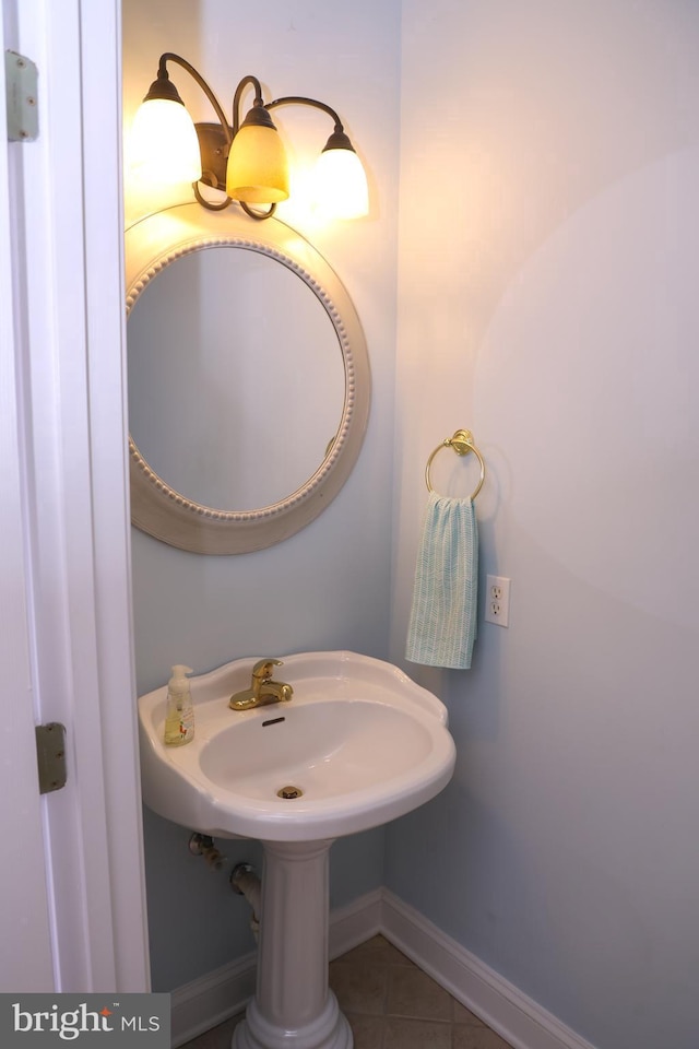 11504 Woodview Ct, Hagerstown, MD 21742 - bathroom with tile patterned flooring and baseboards