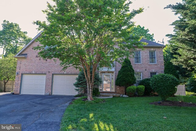 11504 Woodview Ct, Hagerstown, MD 21742 - view of front of property with brick siding and driveway