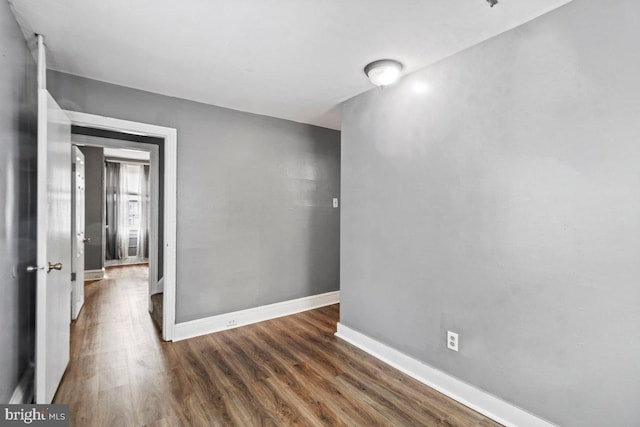636 Elizabeth St, Beverly, NJ 08010 - spare room featuring wood finished floors and baseboards
