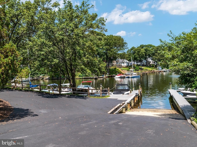 275 Tolstoy Ln, Severna Park, MD 21146 - dock with a water view and a boat ramp