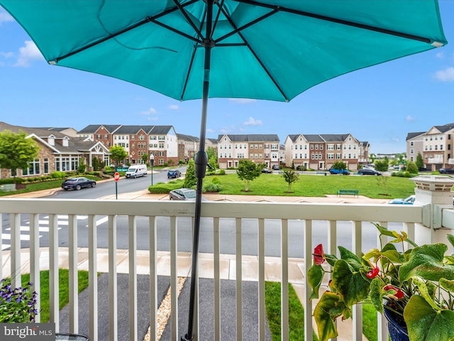 5920 Forum Sq ., Unit Frederick, MD 21703 - balcony featuring a residential view