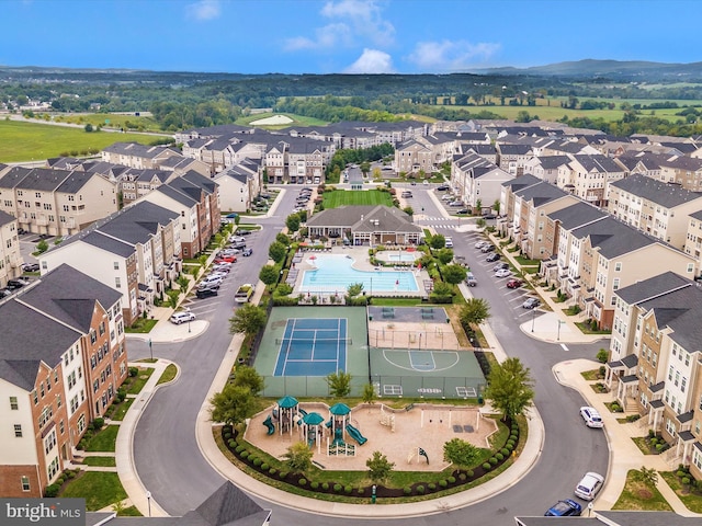 5920 Forum Sq ., Unit Frederick, MD 21703 - bird's eye view of a pool