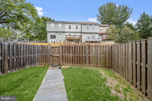 737 Saint Michaels Dr, Bowie, MD 20721 - view of yard with a residential view and a gate
