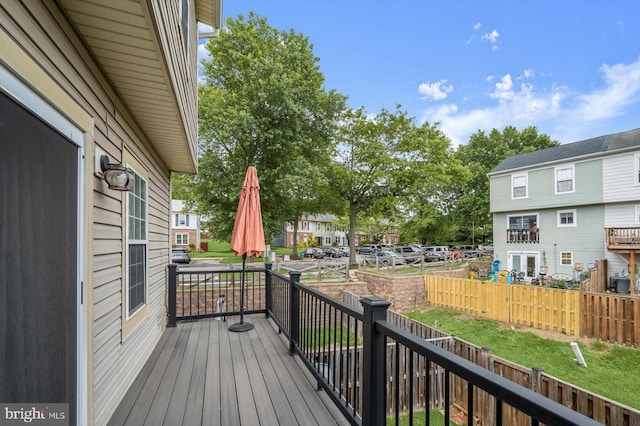 737 Saint Michaels Dr, Bowie, MD 20721 - wooden deck featuring fence