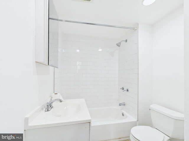 4714 Woodland Ave, Philadelphia, PA 19143 - bathroom featuring toilet, tub / shower combination, and vanity