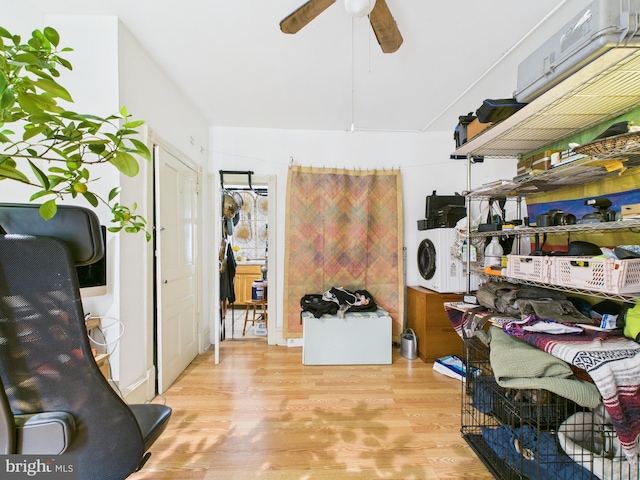 4714 Woodland Ave, Philadelphia, PA 19143 - storage featuring ceiling fan