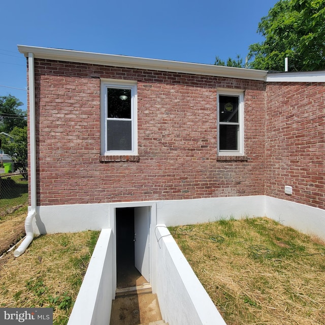 4105 38th St, Brentwood, MD 20722 - view of side of property featuring brick siding and fence
