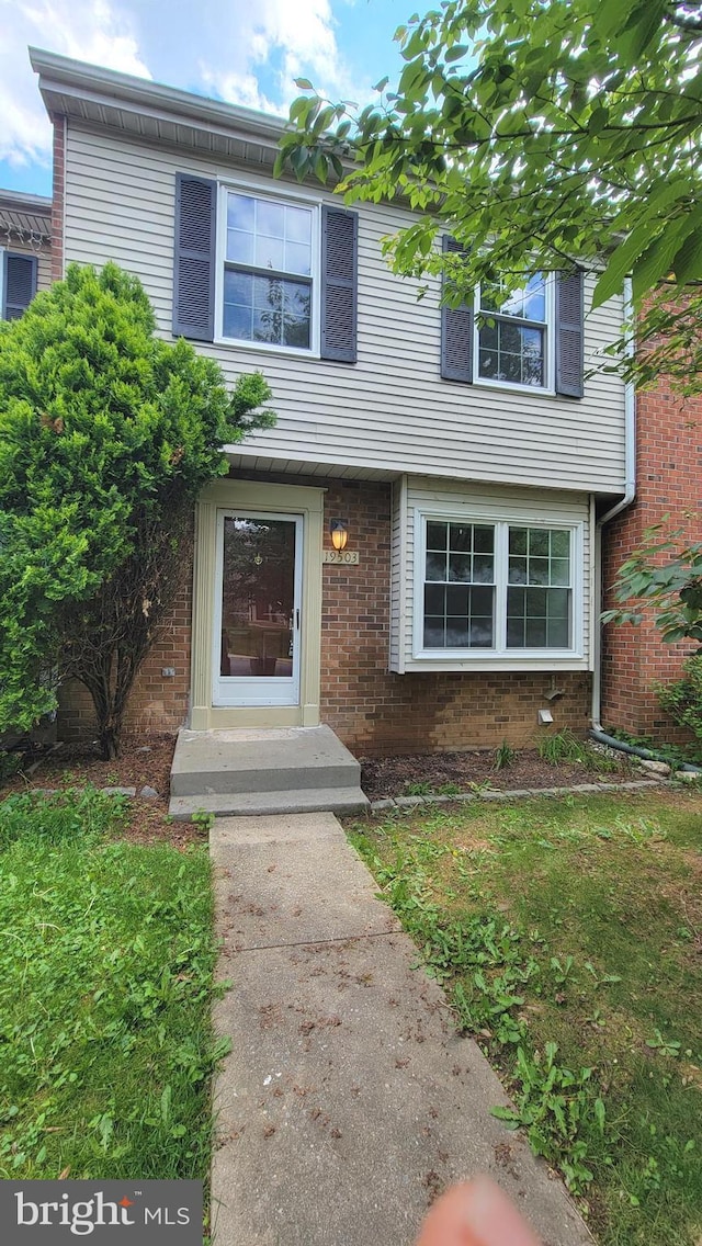 19503 Fetlock Dr, Germantown, MD 20874 - view of front of property featuring brick siding