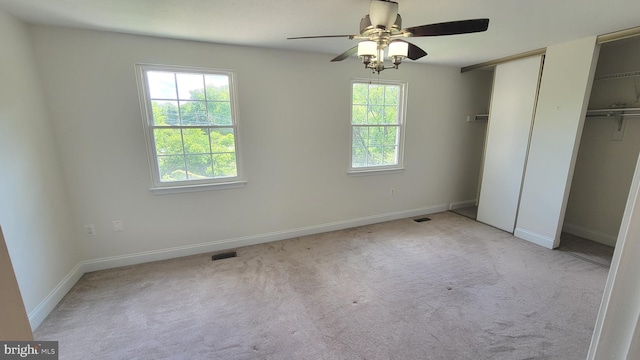 19503 Fetlock Dr, Germantown, MD 20874 - unfurnished bedroom with carpet, baseboards, and a ceiling fan