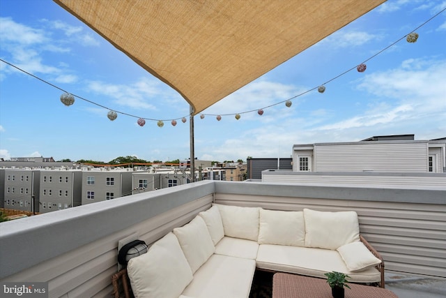 1325 N 17th St Unit A, Philadelphia, PA 19121 - balcony with outdoor lounge area