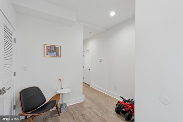 1325 N 17th St Unit A, Philadelphia, PA 19121 - unfurnished room with light wood-style flooring, baseboards, and recessed lighting