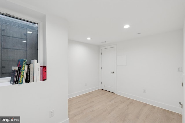 1325 N 17th St Unit A, Philadelphia, PA 19121 - spare room featuring wood finished floors, baseboards, and recessed lighting