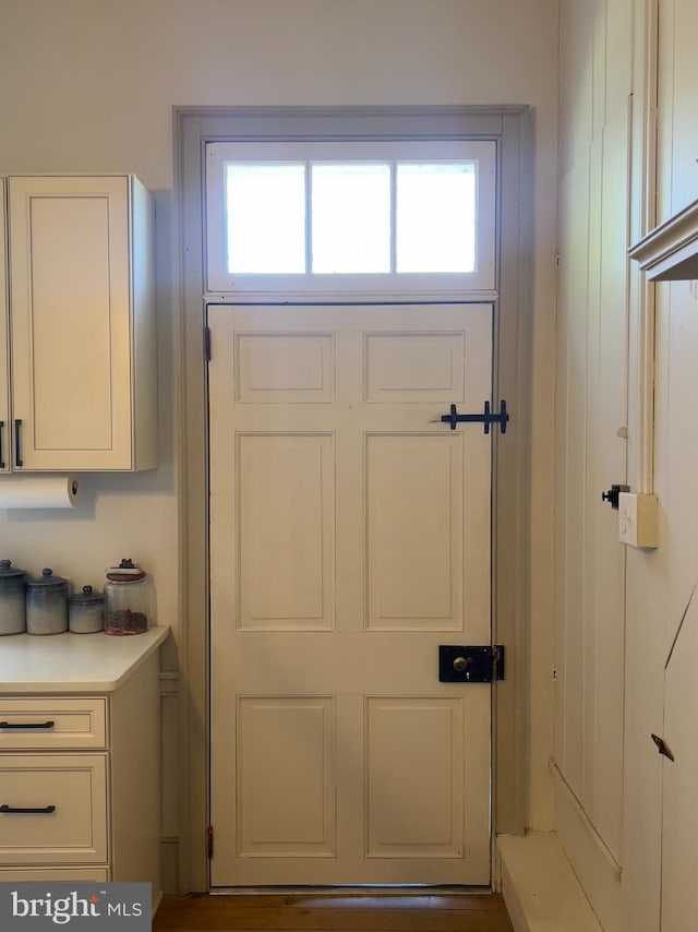 view of doorway to outside