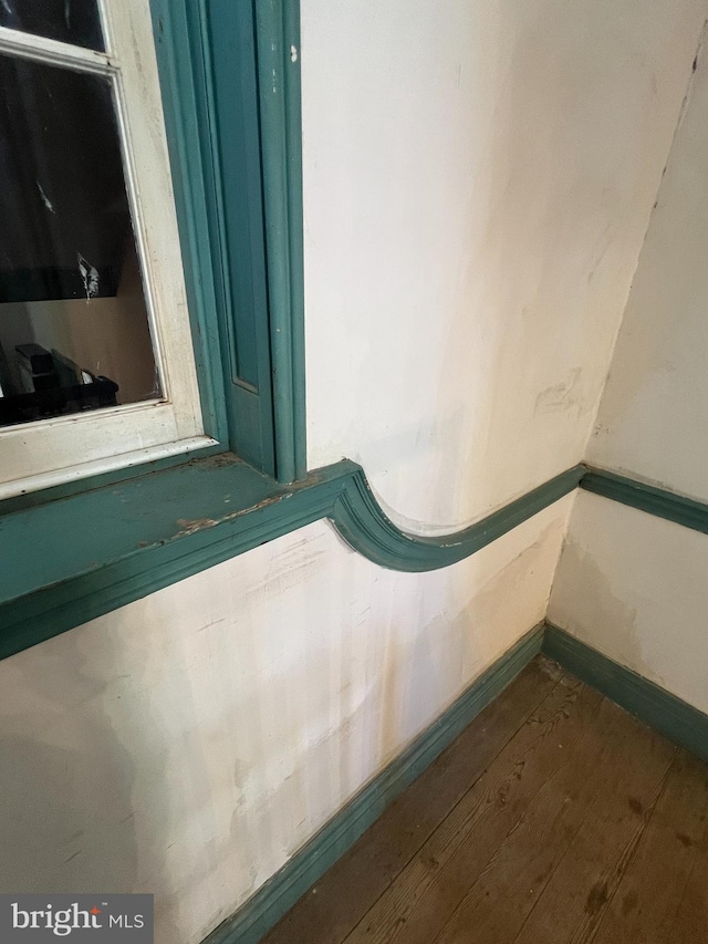 detailed view of wood finished floors