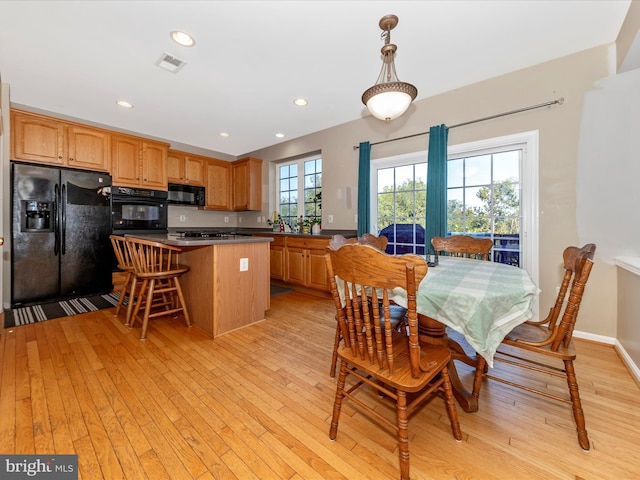 4 Jeffrey Ln, Brunswick, MD 21758 - dining room with light wood-style floors and recessed lighting