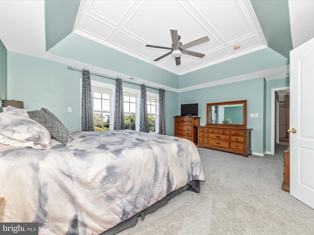 4 Jeffrey Ln, Brunswick, MD 21758 - bedroom with light carpet, ceiling fan, and ornamental molding