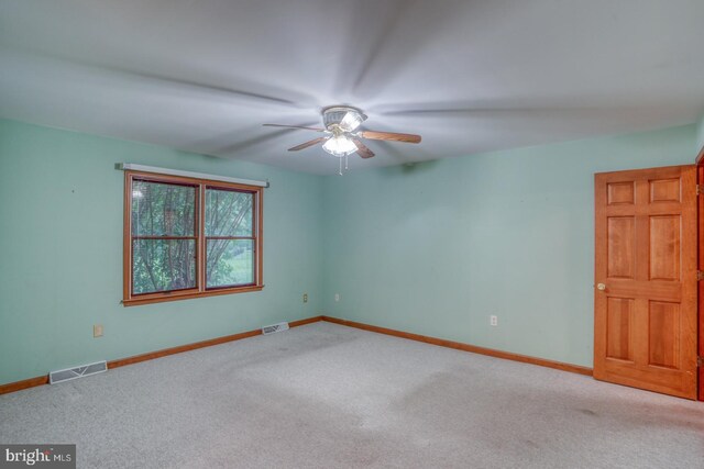 74 Connie Ln, Dover, DE 19901 - empty room with ceiling fan, carpet floors, and baseboards