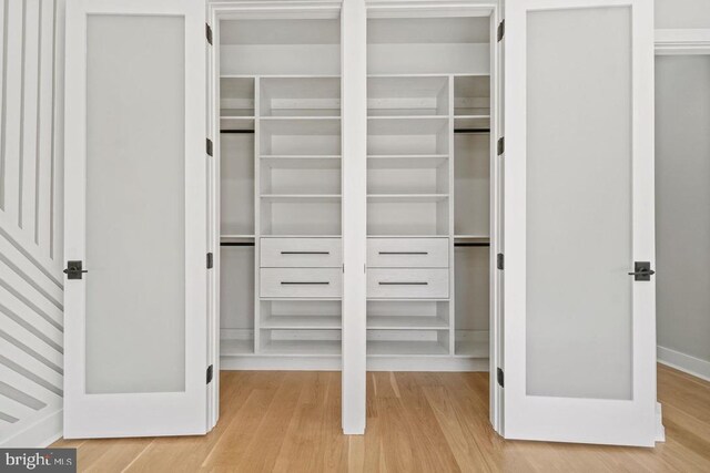 view of closet