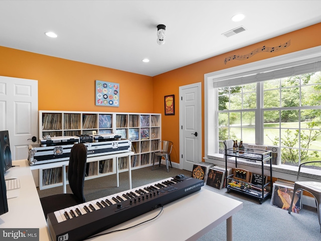 130 Waterfall Ln, Landenberg, PA 19350 - misc room with carpet, recessed lighting, and baseboards