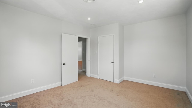 8014 Ritchie Hwy, Pasadena, MD 21122 - unfurnished bedroom with carpet floors, recessed lighting, and baseboards