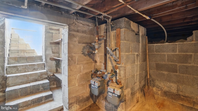 8014 Ritchie Hwy, Pasadena, MD 21122 - basement featuring gas meter