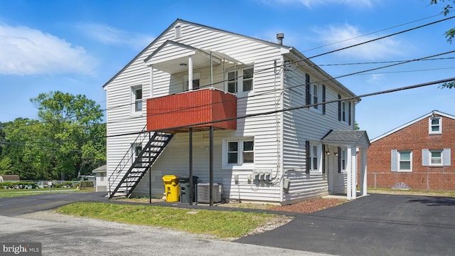 8014 Ritchie Hwy, Pasadena, MD 21122 - view of front of home with central air condition unit and stairs