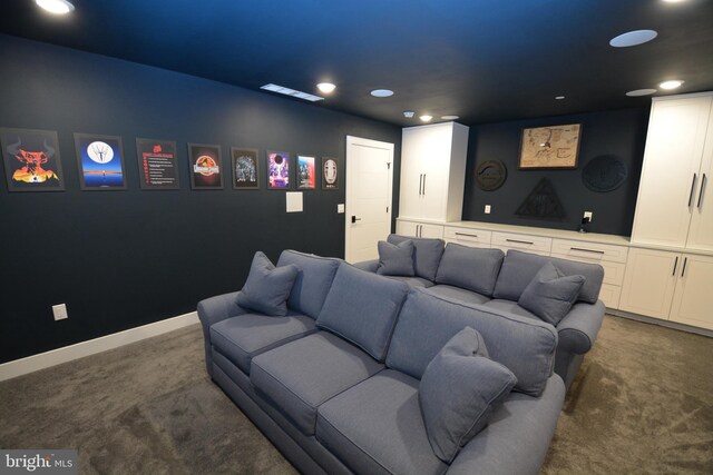 7012 Silverwood St, Philadelphia, PA 19128 - home theater with carpet and recessed lighting