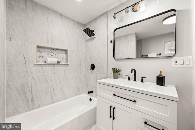 5113 W Thompson St, Philadelphia, PA 19131 - bathroom featuring shower / washtub combination and vanity