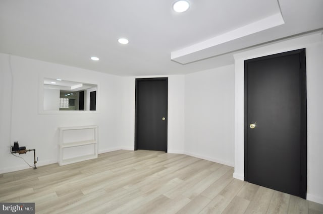 8922 Brous Ave, Philadelphia, PA 19152 - unfurnished room featuring wood finished floors, recessed lighting, and baseboards