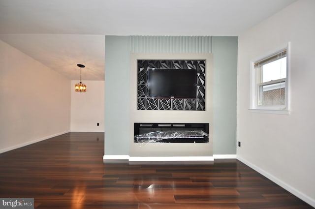 8922 Brous Ave, Philadelphia, PA 19152 - detailed view of wood finished floors, a chandelier, and baseboards