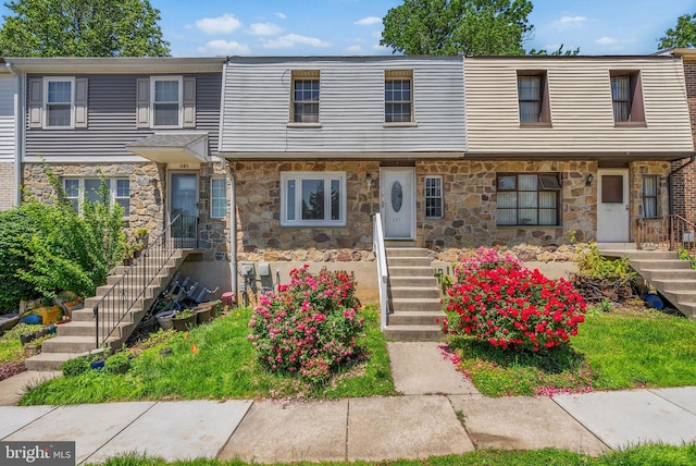 643 Saint Anthony Ln, Upper Darby, PA 19082 - multi unit property with stone siding and stairway