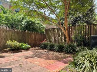 13 E Cliff St, Alexandria, VA 22301 - fenced backyard featuring a patio area