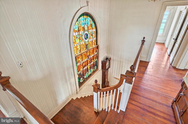 1 N Landvale St, York Haven, PA 17370 - stairway with wood-type flooring