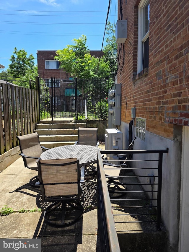 4106 Gault Pl NE Unit 5, Washington, DC 20019 - view of patio with outdoor dining area