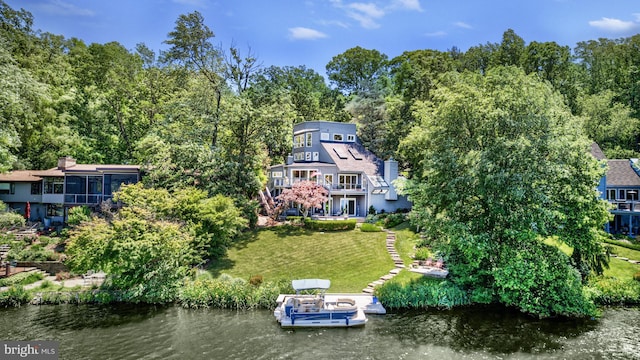 2200 Spinnaker Ct, Reston, VA 20191 - aerial view of property and surrounding area with a large body of water