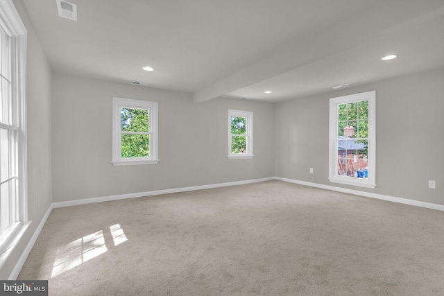 21 Mattingly Ave, Indian Head, MD 20640 - spare room featuring baseboards, recessed lighting, and carpet
