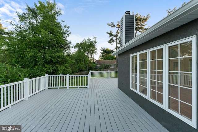616 Webb Rd, Elkins Park, PA 19027 - view of wooden terrace