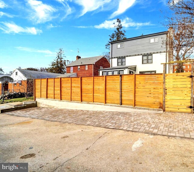 8120 Eastern Ave NW, Washington, DC 20012 - view of patio / terrace with fence