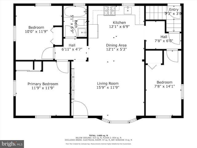 1711 Langley Rd, Baltimore, MD 21221 - home floor plan