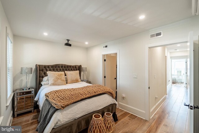 1919 Bennett Pl NE, Washington, DC 20002 - bedroom featuring light wood-type flooring, recessed lighting, and baseboards